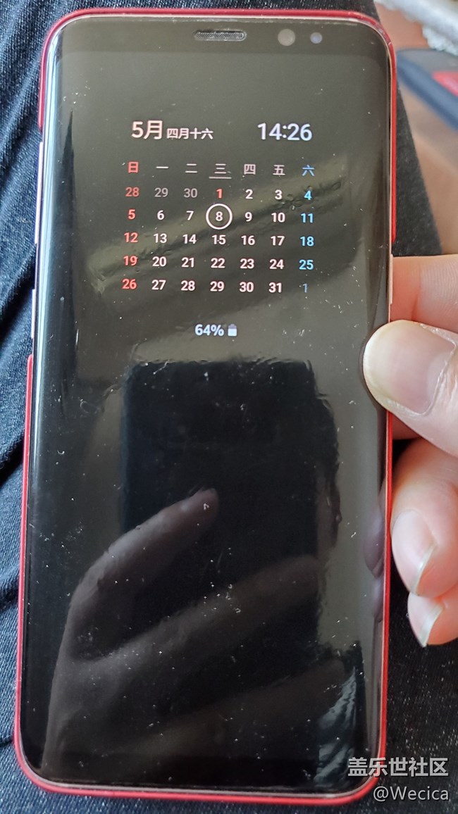 s8息屏日历日期不变！