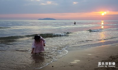 海边观夕阳随拍