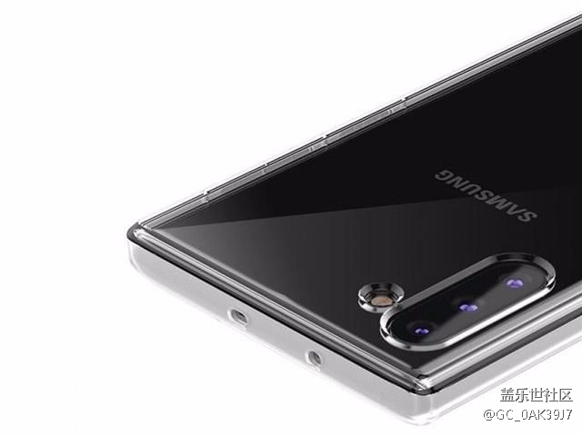 最新note10戴壳渲染图证实耳机孔，Bixby键没了加了红外