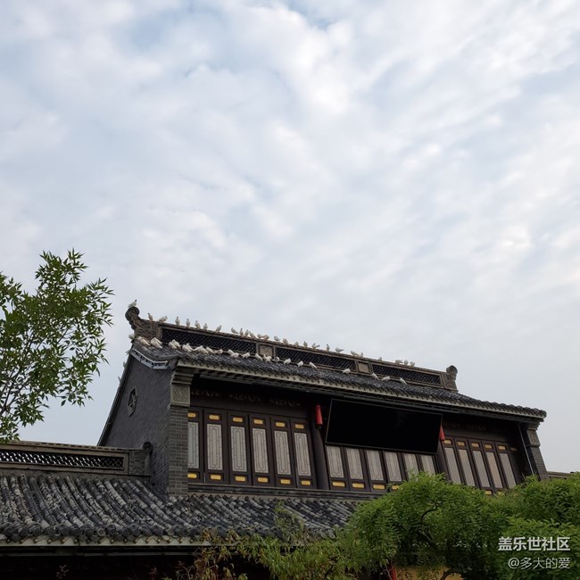 西安天气比较热出去吃个面然后拍拍鸽子和天空