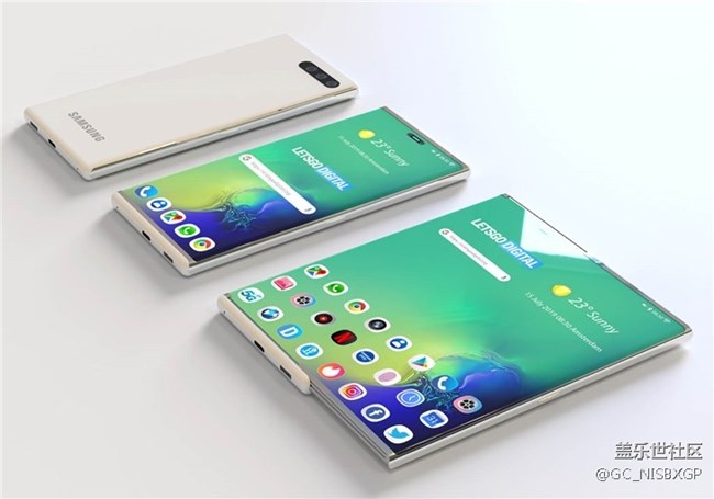 三星新手机大屏专利曝光：屏幕可抽拉设计