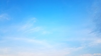 傍晚的天空