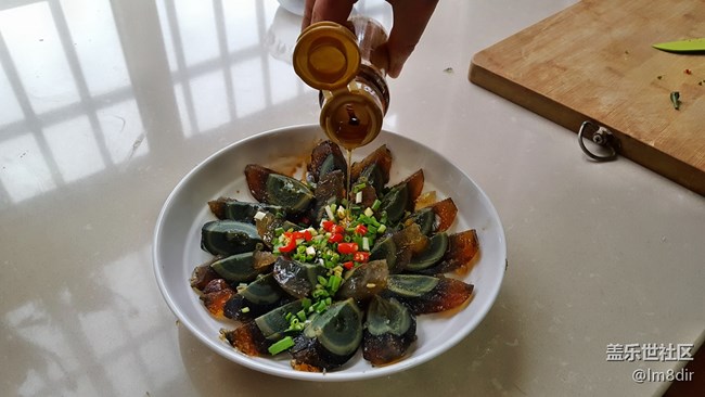 家常菜之凉拌皮蛋