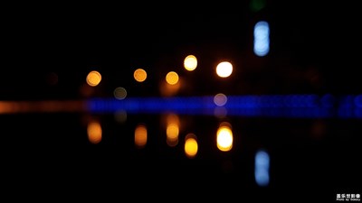 虚焦的夜景