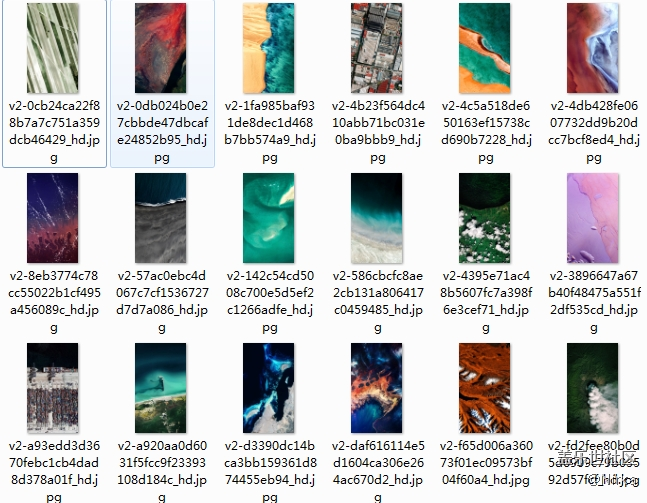 漂亮的地球系列壁纸550dpi合集，现已打包上传