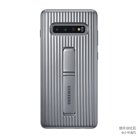 S10+立式保护壳无线充电支持吗？