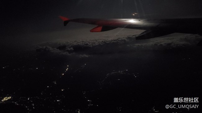 飞机上夜拍