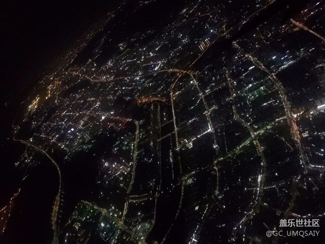 飞机上夜拍