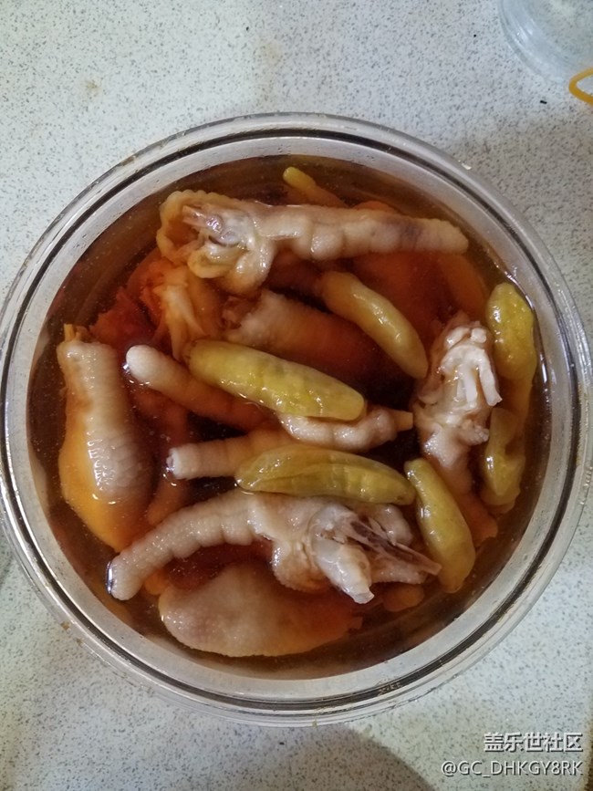 【私房菜】+糟卤泡椒凤爪