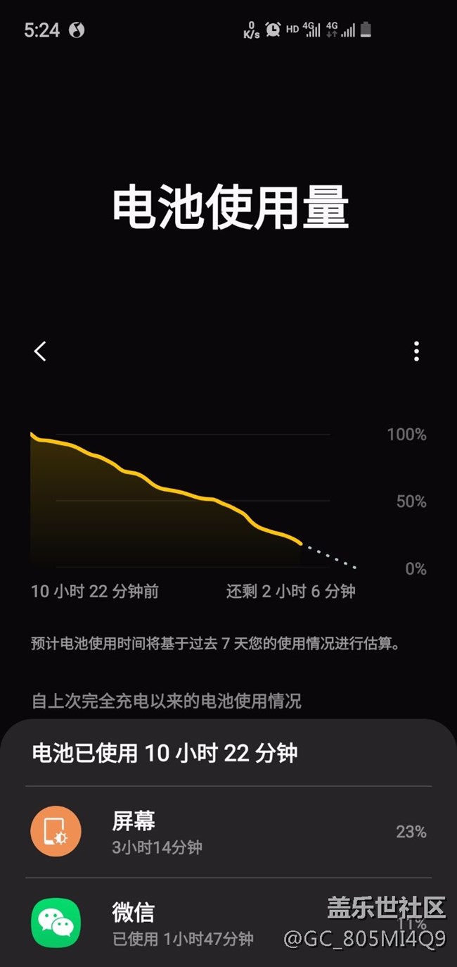 大家看看，我这个电量情况正常吗？