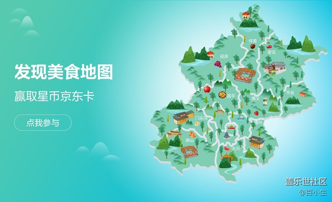 发现美食地图 赢取星币京东卡