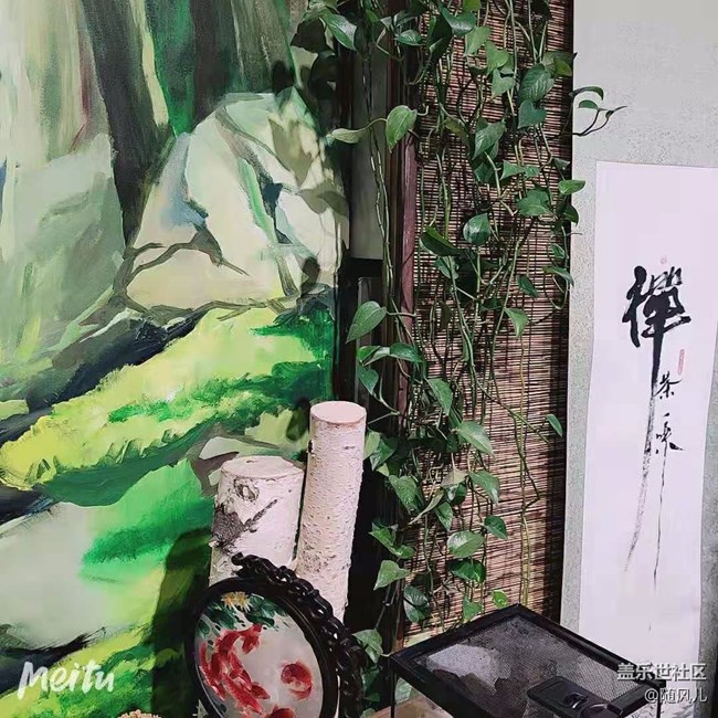 我爱画画，画画使我快乐