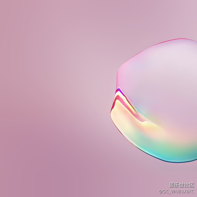 分享几张note10自带的壁纸，感觉比s10自带的好看