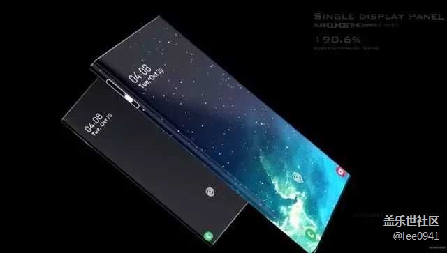 三星Alpha Pro环绕屏曝光:360度环绕屏,取消实体键 三星Alpha Pro环绕屏曝光:360度环绕屏,取消实体键