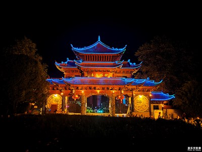 【我的城】+曲靖城一角夜晚