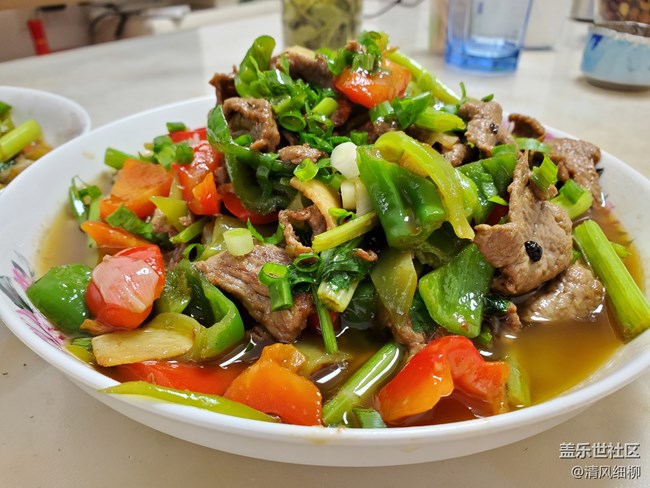 家常炒牛肉片