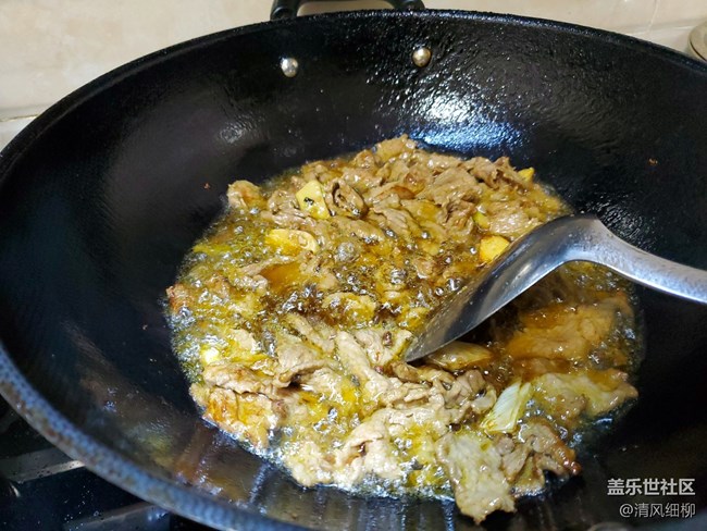 家常炒牛肉片