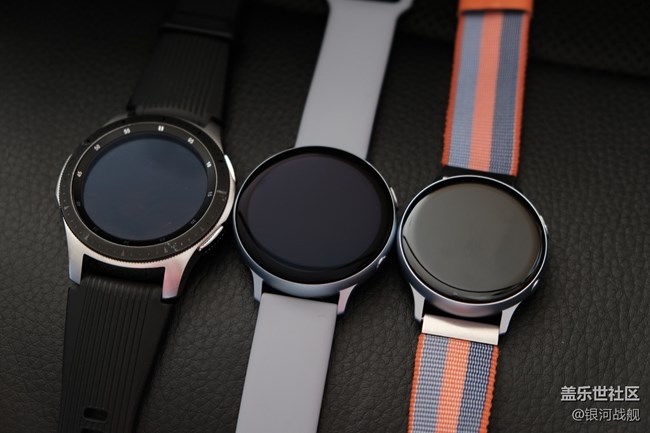 Galaxy watch系列大小对比