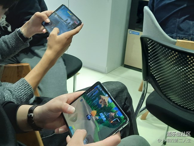 三星fold 的品鉴会