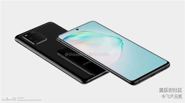 三星S10 Lite渲染图曝光 居中打孔+潜望式四摄 三星S10 Lite渲染图曝光 居中打孔+潜望式四摄