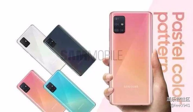 三星Galaxy A51官方渲染图曝光,12月12日正式发布 三星Galaxy A51官方渲染图曝光,12月12日正式发布