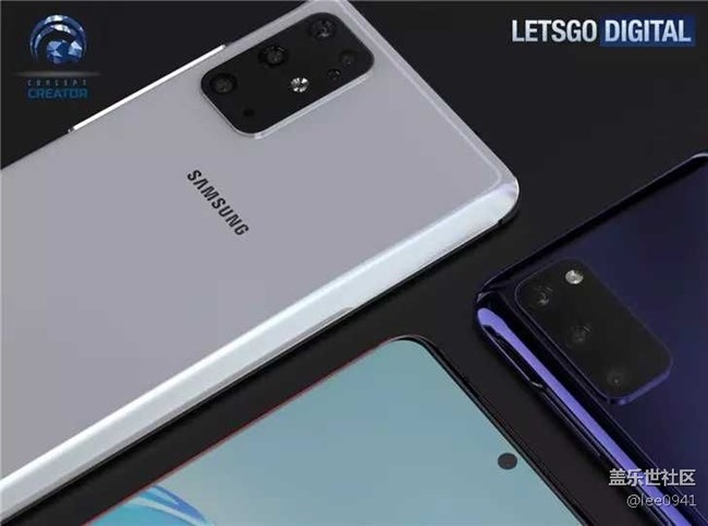 三星Galaxy S11全新渲染图曝光:后置五摄方案 三星Galaxy S11全新渲染图曝光:后置五摄方案