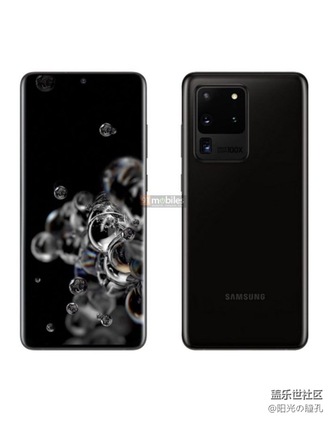 确认100倍变焦，三星Galaxy S20 Ultra官方渲染图与价格曝光