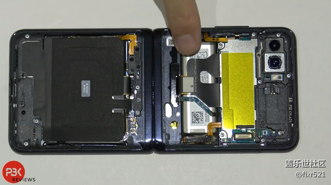 三星 Galaxy Z Flip 拆机视频