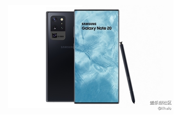 100%全面屏？三星Galaxy Note 20首曝：或7月发