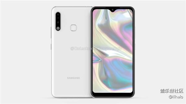 Galaxy A70e渲染图曝光：边框感人 MicroUSB充电口