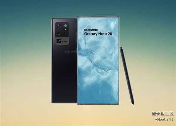 三星Galaxy Note 20曝光:屏下摄像头正面惊艳 三星Galaxy Note 20曝光:屏下摄像头正面惊艳