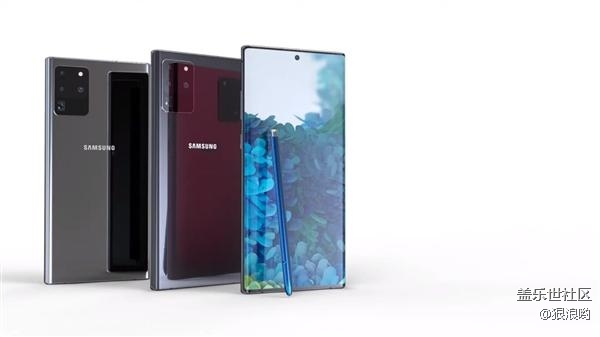 三星Galaxy Note20最新渲染图曝光