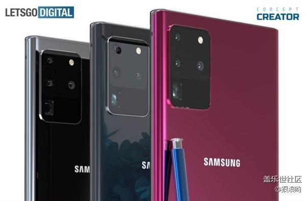 三星Galaxy Note20最新渲染图曝光
