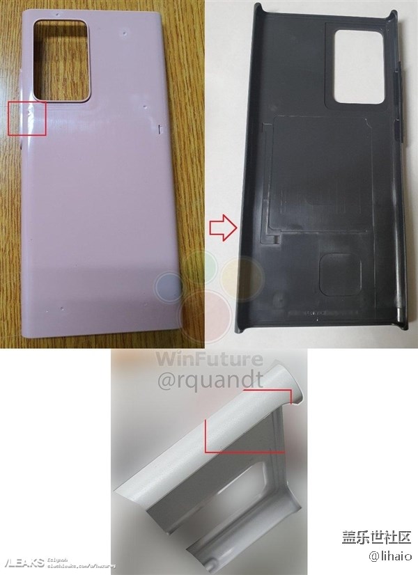 三星Galaxy Note 20模具曝光：矩阵相机实锤