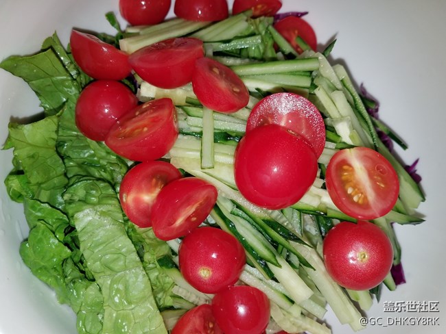 【我家的绿色美食】+蔬菜沙拉