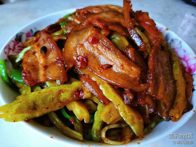 苦瓜辣椒炒回锅肉 苦瓜辣椒炒回锅肉