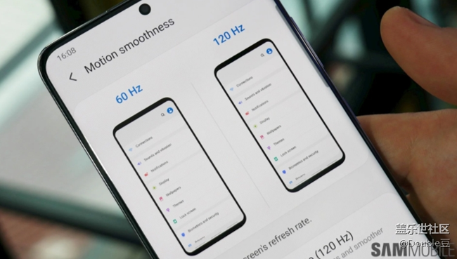 巧用Bixby：中等省电模式下开启Galaxy S20的120Hz刷新率！