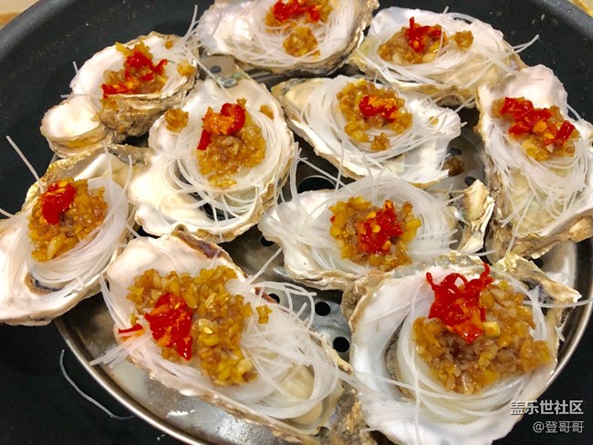 【午夜饕餮】半夜拉仇恨的蒜蓉生蚝