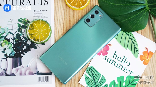 清新靓丽“美感”十足！三星Galaxy Note20 5G冰薄荷图赏