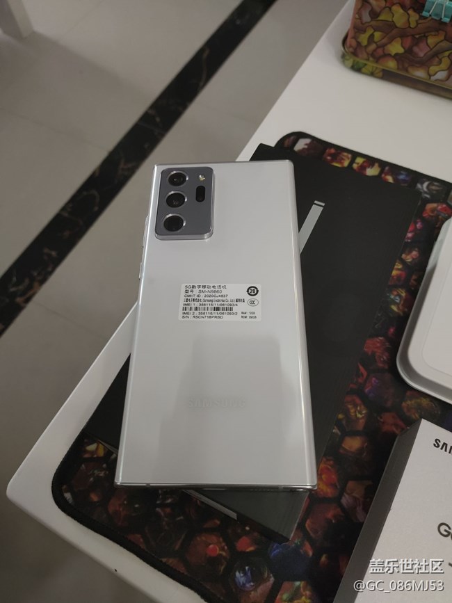 NOTE20 Ultra白色开箱！