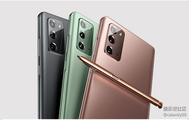 已开奖【Note版八月第三周】最爱的Note20系列配色