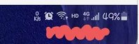 微信来语音的时候，WIFI和数据连接同时显示连接状态。