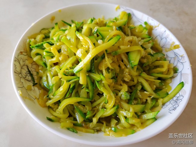 「新年美食」+炝炒脆嫩南瓜丝