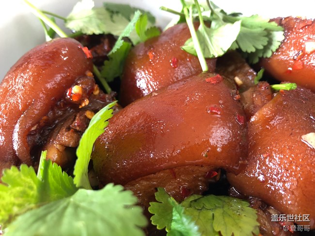 【登哥美食】红烧猪脚～满满胶原蛋白