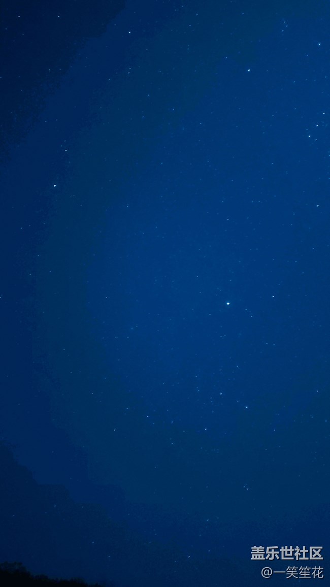 过年回老家尝试拍的星空照