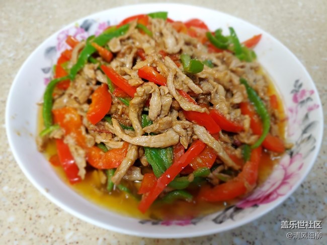 【美食推介】+双椒肉丝
