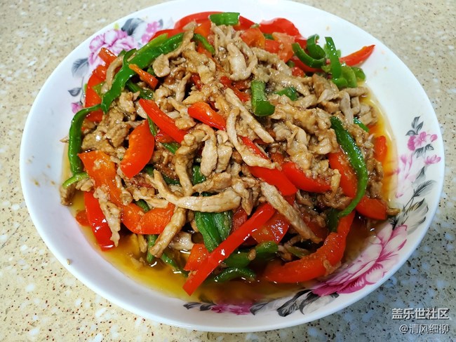 【美食推介】+双椒肉丝
