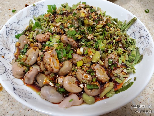 【我的拿手菜】+香椿拌嫩胡豆