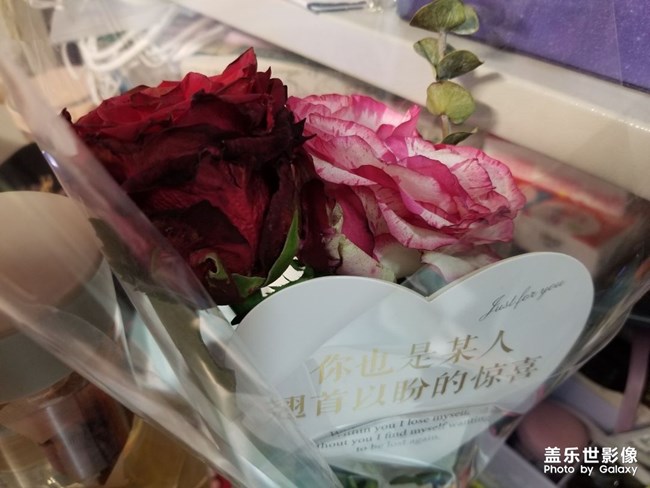 但凡有个对象也不至于自己买花花送给自己