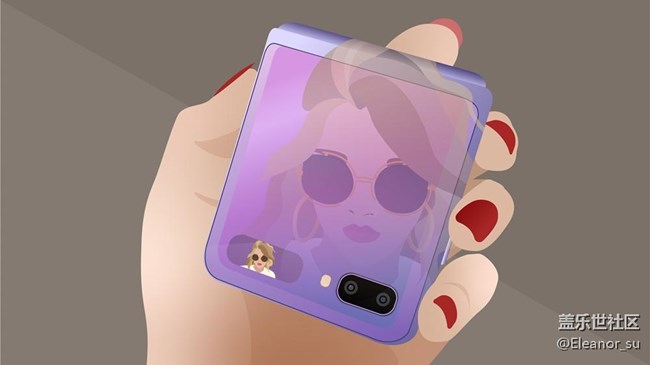 Galaxy Z Flip 5G: 当时尚与科技碰撞